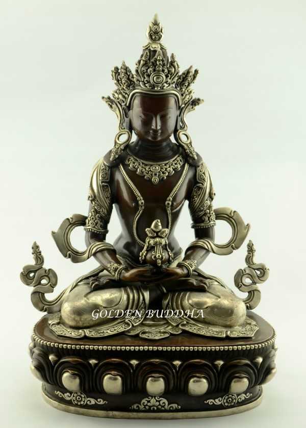 16.5_inch_aparmita_statue_front - Buddhist God of Longevitys