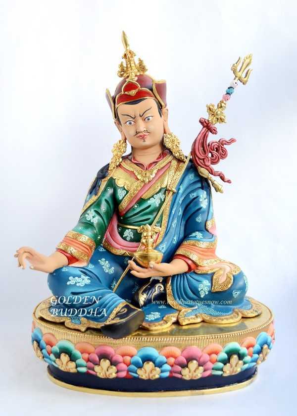 19.25_inch_guru_rinpoche_statue_front - Founder of Tibetan Buddhism