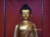 Fully Gold Gilded 18" Medicine Buddha Statue - Face Details