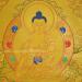 Shakyamuni Buddha Tibetan Thangka Painting 15.5" x 12" (Hand Painted) - Front Details