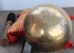 Tibetan Singing Bowl 6cm x 12cm Plain 7 Metals (note A#) - Gallery