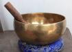 Tibetan Singing Bowl 7cm x 14cm Plain Healing, 7 Metals (note Eb) - Gallery
