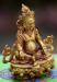 Fully Gold Plated 3.75" Yellow Dzambhala Statue Antiquated - Right