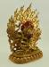 Fully Gold Gilded 16" Vajrakilaya Statue, Dorje Phurba, Removable Frame - Right