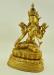 Fully Gold Gilded 14" Dolkar Statue, 7 Eyed White Tara, Hand Face Painted - Left