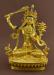 Fully Gold Gilded 9" Jampalyang Statue, Beautiful Engravings, Fire Gilded 24K Gold - Gallery