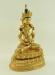 Fully Gold Gilded 13" Aparmita Sculpture, Beautiful Engravings, Hand Face Painted - Right