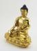 Fully Gold Gilded 12.5" Shakyamuni Buddha Sculpture, Fine Detail, Hand Face Painted - Left