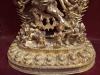 Fully Gold Gilded 14.5" Megh Sambara Statue, Beautiful Hand Carving, Fine Detail - Front Detail