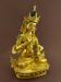 Fully Gold Gilded 13" Tibetan Dorje Sempa Statue, Beautifully Detailed Engravings - Right