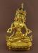 Fully Gold Gilded 13.5" Tibetan Dorje Sempa Statue, Fire Gilded Finish, Handmade - Gallery