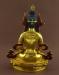 Fully Gold Gilded 10" Tibetan Tsepame Statue, Fire Gilded 24K Gold Finish, Handmade - Back