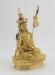 Fully Gold Gilded 9" Nepali Guru Rinpoche Statue, Beautiful Handmade - Right