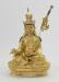 Fully Gold Gilded 9" Nepali Guru Rinpoche Statue, Beautiful Handmade - Gallery