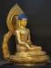 Fully Gold Gilded 52.5cm Masterpiece Gautama Buddha Statue, Beautiful Engraving, Embedded Stones - Right Angle
