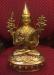 Je Tsongkhapa Statue Set, 32cm Fire Gilded 24K Gold, Handmade - Je Tsongkhapa