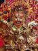 Fully Gold Gilded 10" Wrathful Bernagchen Mahakala Statue, Fire Gilded in 24K Gold - Face Detail