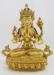Fully Gold Gilded 13.75" Chenrezig Bodhisattva Statue, Antiquated, Fire Gilded 24k Gold Finish (Custom Order) - Gallery