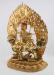 Fully Gold Gilded 22" Nepali Dorje Shugden Statue, Fire Gilded 24k Gold Finish, Handmade - Left