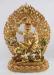 Fully Gold Gilded 22" Nepali Dorje Shugden Statue, Fire Gilded 24k Gold Finish, Handmade - Gallery