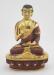 Gold Gilded 7.5" Geshe Langri Tangpa Statue, Fire Gilded 24k Gold Finish, Handmade - Gallery