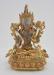 Gold Gilded 9" Nepali Cintachakra Statue, Crystal Body, Semi-Precious Stones, 24K Gold - Gallery