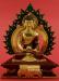 Gold Gilded 7" Framed Amitabha Statue, Fire Gilded Pure Gold Finish, Handmade in Nepal - Gallery