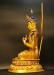 Fully Gold Gilded 48cm Masterpiece Maitreya Sculpture, Embedded Stones, Gold Face Painted - Left Side