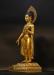 Fully Gold Gilded 49cm Standing Maitreya Statue, Low Luster 24K Gold Finish, Handmade Original - Left Angle