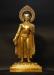 Fully Gold Gilded 49cm Standing Maitreya Statue, Low Luster 24K Gold Finish, Handmade Original - Gallery