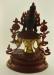 Tibetan Khadiravani Statue, 18.5", Hand Painted Face, Fire Gilded 24k Gold Finish - Back