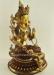 Tibetan Khadiravani Statue, 18.5", Hand Painted Face, Fire Gilded 24k Gold Finish - Right