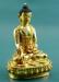 Fully Gold Gilded 8.25" Sangye Menla Statue, Brilliant 24K Gold Finish - Right
