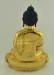 Fully Gold Gilded 13" Amitabha Statue, Fire Gilded 24k Gold Finish, Hand Carved Fine Details - Back