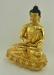 Fully Gold Gilded 13" Amitabha Statue, Fire Gilded 24k Gold Finish, Hand Carved Fine Details - Left