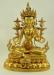 Fully Gold Gilded 19.5" Green Tara Statue, Hand Face Painted - Gallery