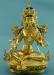 Fully Gold Gilded 13" Khadiravani Sculpture, Handmade, Fire Gilded 24K Gold - Gallery