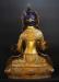 Fully Gold Gilded 45cm Masterpiece Vajrasattva Statue, Fire Gilded, Embedded Stones - Back