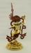 Fully Gold Gilded 15.5" Simha Mukhi Jogini Dakini Statue - w/o Frame