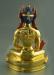 Fully Gold Gilded 10.25" Crowned Medicine Buddha Statue - Back
