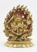 Partly Gold Gilded 7" Chuchepa Mahakala Statue, Beautifully Hand Carved - Gallery