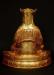 Fully Gold Gilded 8.25" Guru Gampopa Statue - Back