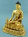 Fully Gold Gilded 10.75" Medicine Buddha Statue (Handmade) - Left