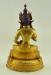 Fully Gold Gilded 13.5" Vajrasattva Statue, Handmade, Double Lotus - Back