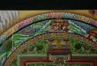 Shakyamuni Buddha Mandala Thangka Painting 32.5" x 23.5" (24k Gold Detailing) - Middle Right