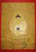 Medicine Buddha Tibetan Thangka Painting 43" x 32" (24k Gold Detail) - Gallery