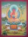 Amida Buddha Tibetan Thangka 26.5" x 20" (24k Gold Detail) - Full Frame
