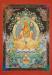 Maitreya Buddha Tibetan Thangka Painting 47.5" x 35" (24k Gold Detail) - Gallery