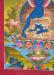 Medicine Buddha Tibetan Thangka Painting 29.75" x 22.25" (24k Gold Detail) - Bottom Left