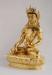 Fully Gold Gilded 10" Crowned Shakyamuni Buddha Statue - Left